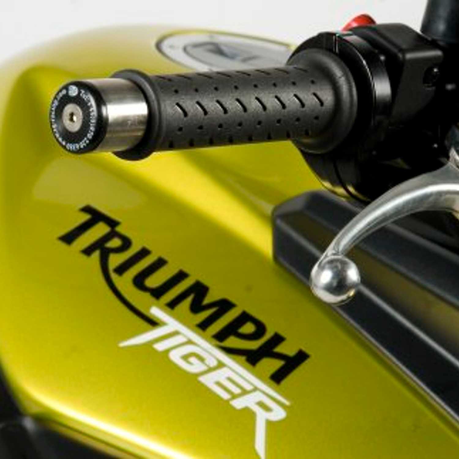 R&G Racing bar end sliders for Triumph Tiger 800 (not XC version) '10-'22 R&G Racing bar end sliders for Triumph Tiger 800 (not XC version) '10-'22